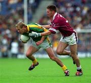 3 June 2001; Graham Geraghty of Meath in action against David Mitchell of Westmeath during the Bank of Ireland Leinster Senior Football Championship Quarter-Final match between Meath and Westmeath at Croke Park in Dublin. Photo by Ray Lohan/Sportsfile