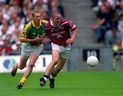 3 June 2001; John Keane of Westmeath in action against Graham Geraghty of Meath during the Bank of Ireland Leinster Senior Football Championship Quarter-Final match between Meath and Westmeath at Croke Park in Dublin. Photo by David Maher/Sportsfile