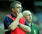 3 June 2001; Westmeath manager Luke Dempsey, left, and Meath manager Sean Boylan during the Bank of Ireland Leinster Senior Football Championship Quarter-Final match between Meath and Westmeath at Croke Park in Dublin. Photo by Ray Lohan/Sportsfile