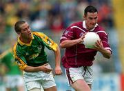 3 June 2001; Martin Flanagan of Westmeath in action against Paul Shankey of Meath during the Bank of Ireland Leinster Senior Football Championship Quarter-Final match between Meath and Westmeath at Croke Park in Dublin. Photo by David Maher/Sportsfile