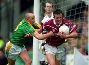 3 June 2001; Rory O'Connell of Westmeath in action against Ollie Murphy of Meath during the Bank of Ireland Leinster Senior Football Championship Quarter-Final match between Meath and Westmeath at Croke Park in Dublin. Photo by David Maher/Sportsfile