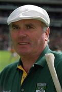 10 June 2001; Offaly manager Michael Bond ahead of the Guinness Leinster Senior Hurling Championship Semi-Final match between Kilkenny and Offaly at Croke Park in Dublin. Photo by Pat Murphy/Sportsfile