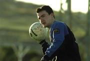 21 November 1999; Gerard Doherty during a Republic of Ireland U18 training session at the Ta'Qali Sportsgrounds in Attard, Malta. Photo by David Maher/Sportsfile