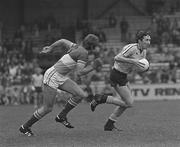 31 July 1983; Anton O'Toole of Dublin in action against Liam O'Connor of Offaly during the Leinster Senior Football Championship Final match between Dublin and Offaly at Croke Park in Dublin. Photo by Ray McManus/Sportsfile