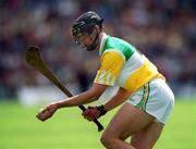 10 June 2001; Gary Hanniffy of Offaly during the Guinness Leinster Senior Hurling Championship Semi-Final match between Kilkenny and Offaly at Croke Park in Dublin. Photo by Ray McManus/Sportsfile