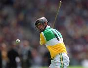 10 June 2001; Gary Hanniffy of Offaly during the Guinness Leinster Senior Hurling Championship Semi-Final match between Kilkenny and Offaly at Croke Park in Dublin. Photo by Ray McManus/Sportsfile