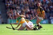 10 June 2001; Kevin Martin of Offaly in action against Andy Comerford of Kilkenny during the Guinness Leinster Senior Hurling Championship Semi-Final match between Kilkenny and Offaly at Croke Park in Dublin. Photo by Ray McManus/Sportsfile