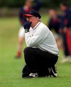 9 June 2001; Louth manager Paddy Clarke during the Bank of Ireland All-Ireland Senior Football Championship Qualifier Round 1 match between Tipperary and Louth at Clonmel Sportsfield in Clonmel, Tipperary. Photo by Brendan Moran/Sportsfile
