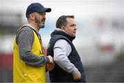 17 April 2016; Clare manager Davy Fitzgerald and selector Donal Og Cusack, left. Allianz Hurling League Division 1 Semi-Final, Kilkenny v Clare. Semple Stadium, Thurles, Co. Tipperary. Picture credit: Stephen McCarthy / SPORTSFILE