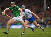 17 April 2016; Ronan Lynch, Limerick, in action against Michael Walsh, Waterford. Allianz Hurling League Division 1 Semi-Final, Waterford v Limerick. Semple Stadium, Thurles, Co. Tipperary. Picture credit: Stephen McCarthy / SPORTSFILE