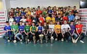 19 April 2016; Players representing 38 teams from 31 counties gear up to play 110 games between a total of 1140 other players in attendance at the launch of the Celtic Challenge 2016. Croke Park, Dublin. Picture credit: Cody Glenn / SPORTSFILE