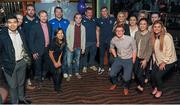 20 April 2016; Leinster players pose for a photo with cinema goers at The Jungle Book at Movies@Dundrum as Leinster Rugby hosted A Night at the Movies in aid of The Alzheimer Society of Ireland. The event was held in support of one of the Leinster Rugby charity partners, The Alzheimer Society of Ireland, and the private ticket only event was used to raise funds for the charity. The Alzheimer Society of Ireland is the leading dementia specific service provider in Ireland and works across the country in the heart of local communities providing dementia specific services and supports and advocating for the rights and needs of all people living with dementia and their carers. It is a national non-profit organisation and also operates the Alzheimer National Helpline offering information and support to anyone affected by dementia. Check out www.alzheimer.ie<http://www.alzheimer.ie> for more information. Dundrum Cinema, Dundrum, Dublin. Picture credit: Seb Daly / SPORTSFILE