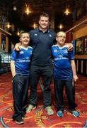 20 April 2016; Leinster's Jack McGrath with Tristan, age 10, and Rhys Nolan, age 11, from Kilkenny, at The Jungle Book at Movies@Dundrum as Leinster Rugby hosted A Night at the Movies in aid of The Alzheimer Society of Ireland. The event was held in support of one of the Leinster Rugby charity partners, The Alzheimer Society of Ireland, and the private ticket only event was used to raise funds for the charity. The Alzheimer Society of Ireland is the leading dementia specific service provider in Ireland and works across the country in the heart of local communities providing dementia specific services and supports and advocating for the rights and needs of all people living with dementia and their carers. It is a national non-profit organisation and also operates the Alzheimer National Helpline offering information and support to anyone affected by dementia. Check out www.alzheimer.ie<http://www.alzheimer.ie> for more information. Dundrum Cinema, Dundrum, Dublin. Picture credit: Seb Daly / SPORTSFILE