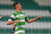 19 April 2016; Sean Boyd, Shamrock Rovers, celebrates after scoring his side's second goal. EA Sports Cup Second Round, Pool 4, Shamrock Rovers v Athlone Town. Tallaght Stadium, Tallaght, Co. Dublin. Picture credit: David Fitzgerald / SPORTSFILE