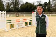 19 April 2016; Team Ireland squad member Bertram Allen poses for a portrait ahead of the 2016 Olympics Games in Rio. National Horse Sport Arena, Abbotstown, Co. Dublin. Picture credit: Ramsey Cardy / SPORTSFILE