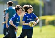 20 April 2016; The Bank of Ireland Leinster Rugby Camps were launched by Leinster Rugby stars Jamie Heaslip, Jack McGrath and Hayden Triggs at a pop up training session in St. Mary’s National School, Ranelagh. The camps will run in 27 different venues across the province throughout July and August. Visit www.leinsterrugby.ie/camps for more information. Pictured in action is Stella Hurley at St Mary’s School, Ranelagh, Dublin. Picture credit: Matt Browne / SPORTSFILE