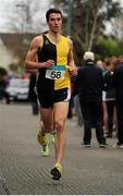 17 April 2016; Eoin Everard, Kilkenny City Harriers AC, in action during the Senior Men's relay race. The Glo Health AAI National Road Relays. Raheny, Dublin. Picture credit : Tomás Greally /  SPORTSFILE