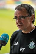 21 April 2016; Shamrock Rovers' manager Pat Fenlon during a press conference. Tallaght Stadium, Tallaght, Co. Dublin. Picture credit: Sam Barnes / SPORTSFILE