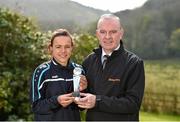 22 April 2016; Pictured is Aine O’Gorman of UCD Waves being presented with the Continental Tyres Women’s National League Player of the Month Award for March 2016. Aine was presented with her trophy by Tom Dennigan, General Sales Manager, Continental Tyres, Ireland, at the Glenview Hotel, Co. Wicklow. Picture credit: Matt Browne / SPORTSFILE
