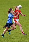 23 April 2016; Noelle Healy, Dublin, in action against Annie Walsh, Cork. Lidl Ladies Football National League, Division 1, semi-final, Cork v Dublin. St Brendan's Park, Birr, Co. Offaly. Picture credit: Ramsey Cardy / SPORTSFILE