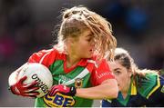 23 April 2016; Sarah Rowe, Mayo, in action against Kerry. Lidl Ladies Football National League, Division 1, semi-final, Mayo v Kerry. St Brendan's Park, Birr, Co. Offaly. Picture credit: Ramsey Cardy / SPORTSFILE