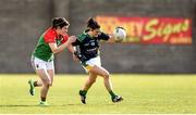 23 April 2016; Cassandra Buckley, Kerry, in action against Rachel Kearns, Mayo. Lidl Ladies Football National League, Division 1, semi-final, Mayo v Kerry. St Brendan's Park, Birr, Co. Offaly. Picture credit: Ramsey Cardy / SPORTSFILE