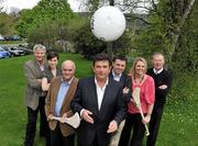 7 May 2010; Details of RTÉ Sport’s GAA Championship coverage have been announced, including The Sunday Game, new Sunday Game Extra, and new weekly guest panelists on Sunday Game Live. At the announcement are, from left, Michael Lyster, Joanne Cantwell, Cyril Farrell, Des Cahill, Paul Flynn, Jacqui Hurley and Micheal O Muircheartaigh. RTÉ, Donnybrook, Dublin. Picture credit: Brian Lawless / SPORTSFILE