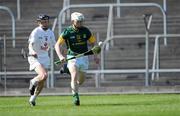 8 May 2010; Barry Shevlin, Meath, in action against David Carter, Kildare. Christy Ring Cup, Round 1, Meath v Kildare, Pairc Tailteann, Navan, Co. Meath. Picture credit: Ray McManus / SPORTSFILE