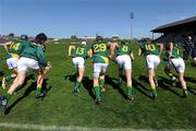8 May 2010; Members of the Meath squad warm up before the game. Christy Ring Cup, Round 1, Meath v Kildare, Pairc Tailteann, Navan, Co. Meath. Picture credit: Ray McManus / SPORTSFILE