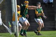 8 May 2010; Paul Fagan, Meath, stops a penalty for Kildare early in the second-half. Christy Ring Cup, Round 1, Meath v Kildare, Pairc Tailteann, Navan, Co. Meath. Picture credit: Ray McManus / SPORTSFILE