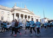 24 April 2016; Participants pass the General Post Office during the Dublin Remembers 1916 5K run. O'Connell Street, Dublin City Centre.  Picture credit: Sam Barnes / SPORTSFILE