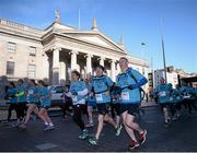 24 April 2016; Participants pass the General Post Office during the Dublin Remembers 1916 5K run. O'Connell Street, Dublin City Centre. Picture credit: Sam Barnes / SPORTSFILE