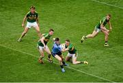 24 April 2016; Diarmuid Connolly, Dublin, in action against Kerry players, left to right, Donnchadh Walsh, Marc Ó Sé, Mark Griffin, and Peter Crowley. Allianz Football League Division 1 Final, Dublin v Kerry. Croke Park, Dublin. Picture credit: Dáire Brennan / SPORTSFILE