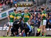 24 April 2016; Aidan O’Mahony, Kerry, receives a red card from referee Eddie Kinsella in the 49th minute. Allianz Football League Division 1 Final, Dublin v Kerry. Croke Park, Dublin. Picture credit: Ray McManus / SPORTSFILE