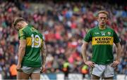 24 April 2016; A dejected Barry John Keane, left, and Colm Cooper, Kerry, after the game. Allianz Football League, Division 1, Final, Dublin v Kerry. Croke Park, Dublin.  Picture credit: Brendan Moran / SPORTSFILE