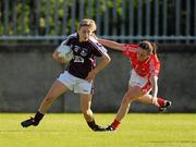 8 May 2010; Sinead Burke, Galway, in action against Geraldine O'Flynn, Cork. Bord Gais Energy Ladies National Football League Division 1 Final, Cork v Galway, Parnell Park, Dublin. Picture credit: Stephen McCarthy / SPORTSFILE