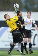 10 May 2010; Dundalk goalkeeper Peter Cherrie in action against Shaun Williams, Sporting Fingal. EA Sports Cup Second Round, Dundalk v Sporting Fingal, Oriel Park, Dundalk. Photo by Sportsfile