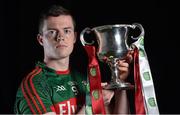 25 April 2016; Mayo U21 captain Stephen Coen in Croke Park ahead of his team's meeting with Cork in the EirGrid GAA Football U21 All-Ireland Final 2016. The match will take place on Saturday, 30 April at 6pm in Cusack Park, Ennis.  Picture credit: Brendan Moran / SPORTSFILE