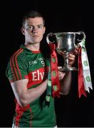 25 April 2016; Mayo U21 captain Stephen Coen in Croke Park ahead of his team's meeting with Cork in the EirGrid GAA Football U21 All-Ireland Final 2016. The match will take place on Saturday, 30 April at 6pm in Cusack Park, Ennis.  Picture credit: Brendan Moran / SPORTSFILE