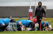 25 April 2016; Munster strength and conditioning coach PJ Wilson during squad training. University of Limerick, Limerick. Picture credit: Seb Daly / SPORTSFILE