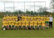 23 April 2016; The Donegal squad. Lidl Ladies Football National League, Division 2, semi-final, Donegal v Cavan. Picture credit: Oliver McVeigh / SPORTSFILE