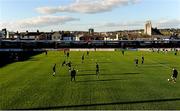 25 April 2016; A general view of Shamrock Rovers team warming up before the game. SSE Airtricity League, Premier Division, Cork City v Shamrock Rovers. Turners Cross, Cork. Picture Credit: Eóin Noonan/SPORTSFILE