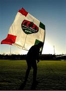 25 April 2016; A view of a flag bearer waving a Cork City flag before the game. SSE Airtricity League, Premier Division, Cork City v Shamrock Rovers. Turners Cross, Cork. Picture Credit: Eóin Noonan/SPORTSFILE