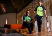 26 April 2016; Cricket Ireland have launched an ambitious five-year plan to become a mainstream sport, with the goal of taking the game to new audiences and beginning to rival the popularity of football, rugby and GAA by 2020. The KPC Group were unveiled at the event as main team sponsor for the next three years as well as headline sponsor of the forthcoming home series against Sri Lanka and Pakistan, and the prestigious Cricket Ireland Awards. In further good news at the event, Irish sports company O'Neills are putting their shirts on further success for the Ireland cricket team by extending their sponsorship deal for a further four years to the end of the decade. Cricket Ireland and O’Neills also revealed plans for an exciting new joint venture between both parties to launch a new online store where people can buy replica kit, leisure wear and cricket equipment and accessories. For more information please see www.cricketireland.ie. Pictured at the launch of the Cricket Ireland Strategic Plan were Ireland Internationas Laura Delany and Kevin O'Brien. Lighthouse Cinema, Smithfield, Dublin 7.  Picture credit: David Maher / SPORTSFILE