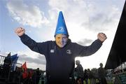 15 May 2010; Leinster supporter Ciaran O'Brien, age 12, from Naas, Co. Kildare, ahead of the game. Celtic League Semi-Final, Leinster v Munster, RDS, Dublin. Picture credit: Stephen McCarthy / SPORTSFILE