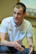 16 May 2010; Republic of Ireland's Anthony Stokes during a squad media mixed zone ahead of their forthcoming training camp and international friendlies against Paraguay and Algeria. Talbot and Martello Room, Grand Hotel, Malahide, Dublin. Picture credit: David Maher / SPORTSFILE