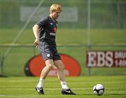 17 May 2010; Republic of Ireland captain Paul McShane in action during squad training ahead of their forthcoming training camp and international friendlies against Paraguay and Algeria. Gannon Park, Malahide, Dublin. Picture credit: David Maher / SPORTSFILE