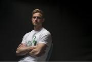 27 April 2016; Modern pentathlete Arthur Lanigan O'Keeffe poses for a portrait after a press conference to celebrate 100 Days out from the Rio Olympic Games. Conrad Hotel, Dublin. Picture credit: Brendan Moran / SPORTSFILE