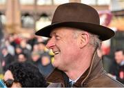 28 April 2016; Trainer Willie Mullins after sending out Douvan, with Ruby Walsh up, to win the Ryanair Novice Steeplechase. Punchestown, Co. Kildare. Picture credit: Cody Glenn / SPORTSFILE