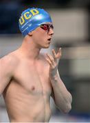29 April 2016; David Prendergast, UCD SC, ahead of the Men's 100m Freestyle Heat 4. Irish Open Long Course Swimming Championships, National Aquatic Centre, National Sports Campus, Abbotstown, Dublin. Picture credit: Sam Barnes / SPORTSFILE